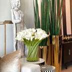 Calla Lilies in Glass Cylinder