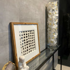 Glass Cylinder with White Phalaenopsis Orchids