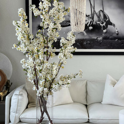 Cherry Blossom in 16" Glass Cylinder