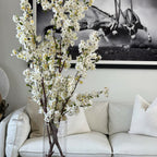 Cherry Blossoms in 40 cm Glass Cylinder
